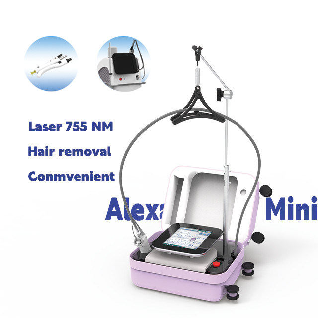 755nm Alexandrit Mini-Diodenlaser mit Smart-Touchscreen für einfache Bedienung in der Schönheitsindustrie