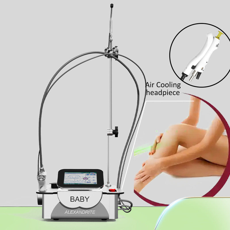 2024 Die meisten Diodenlaser 755 nm Stromversorgung Teil Alexandrit Mini-Produkt Schönheitskliniken für Haarentfernung LCD-Filter Smart Touchscreen Schönheitsgeräte