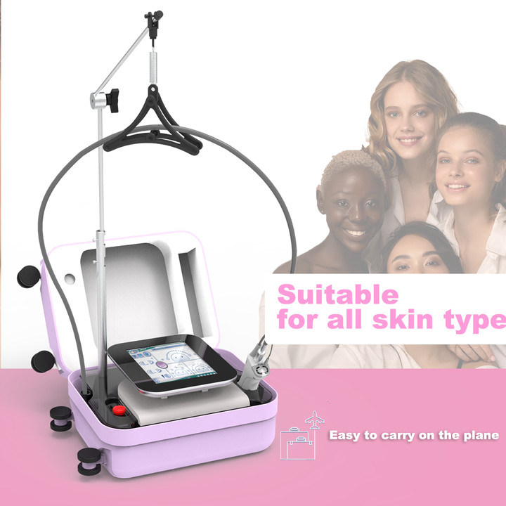 Alexandrite Mini Portable Beauty Equipment Smart Touch Stromversorgung Teil Bison Leicht und einfach 755nm Mini-Maschine Alexandrite 755nm Laser-Haarentfernung
